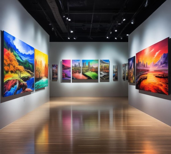 详细阅读:平邑数字油画展,光影的对话 平邑数字油画展,光影的对话